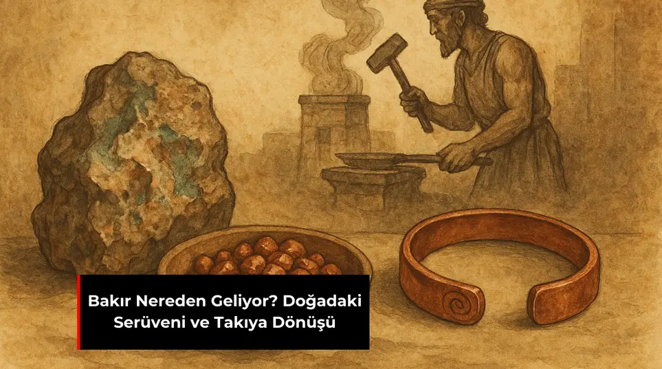 BAKIR NEREDEN GELİYOR? DOĞADAKİ SERÜVENİ VE TAKIYA DÖNÜŞÜ