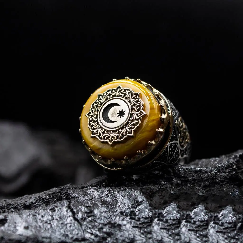 Touch of History Series – Caliphate 925 Sterling Silver Ring
