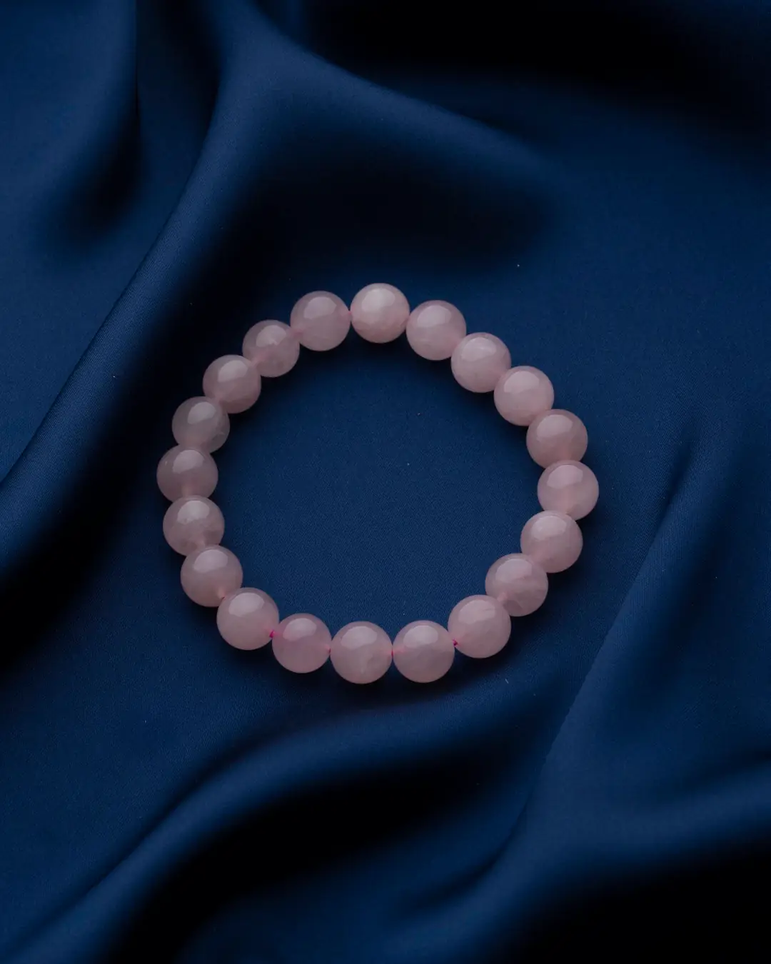 Pembe Kuvars (Aşk & Huzur) Doğaltaş Bileklik 10 mm