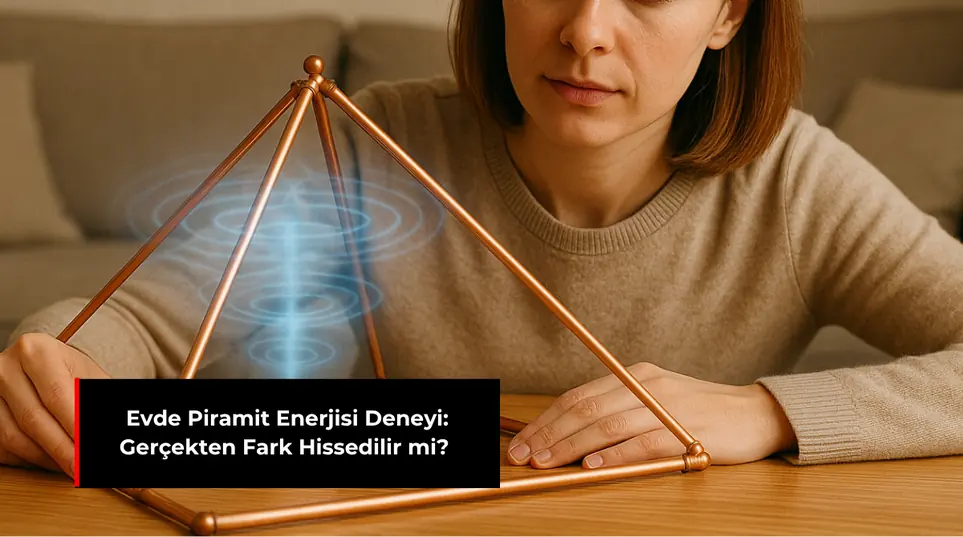 EVDE PİRAMİT ENERJİSİ DENEYİ: GERÇEKTEN FARK HİSSEDİLİR Mİ?