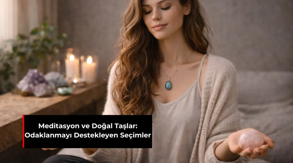 MEDITASYON VE DOĞAL TAŞLAR: ODAKLANMAYI DESTEKLEYEN SEÇİMLER