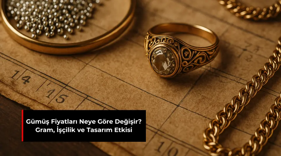 GÜMÜŞ FİYATLARI NEYE GÖRE DEĞİŞİR? GRAM, İŞÇİLİK VE TASARIM ETKİSİ
