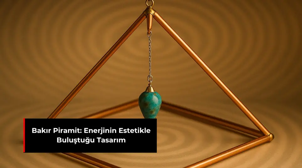 BAKIR PİRAMİT: ENERJİNİN ESTETİKLE BULUŞTUĞU TASARIM