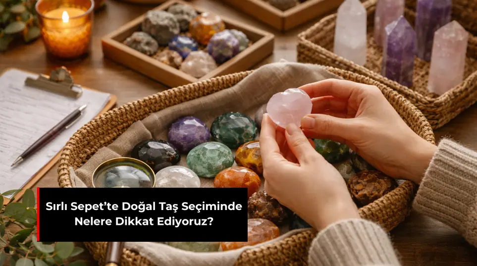 SIRLI SEPET’TE DOĞAL TAŞ SEÇİMİNDE NELERE DİKKAT EDİYORUZ?