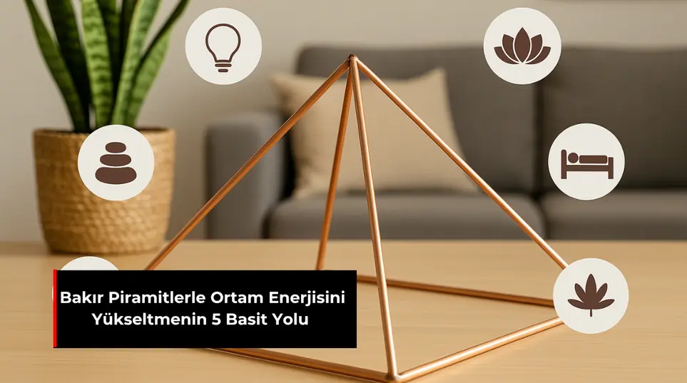 BAKIR PİRAMİTLERLE ORTAM ENERJİSİNİ YÜKSELTMEK