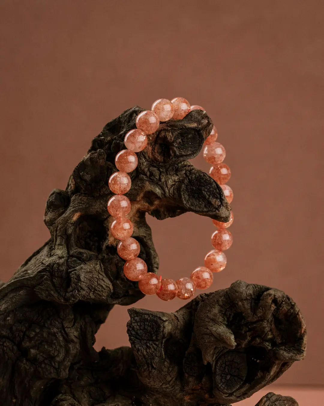 (A+) Doğal Güneş Taşı - Değerli Taş Tasarım Bileklik