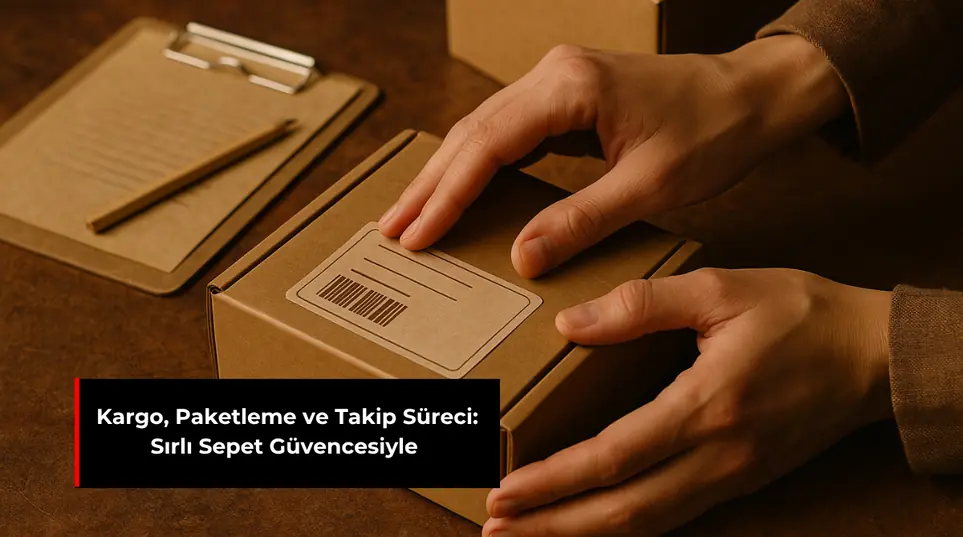 KARGO, PAKETLEME VE TAKİP SÜRECİ: SIRLI SEPET GÜVENCESİYLE